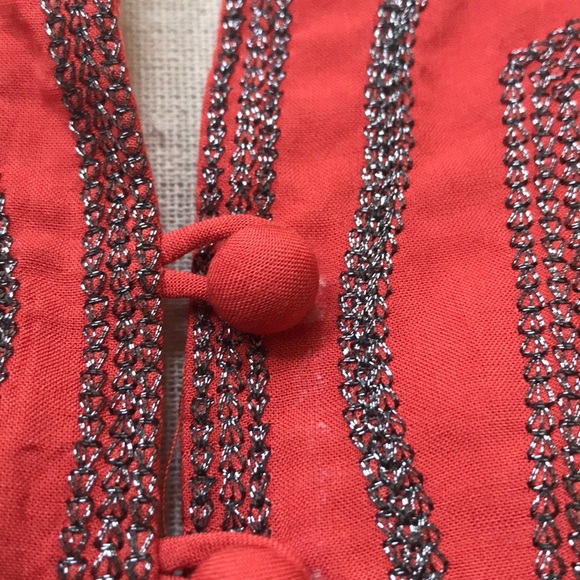 NWT Ya Los Angeles Boho Embellished Top - Picture 5 of 8